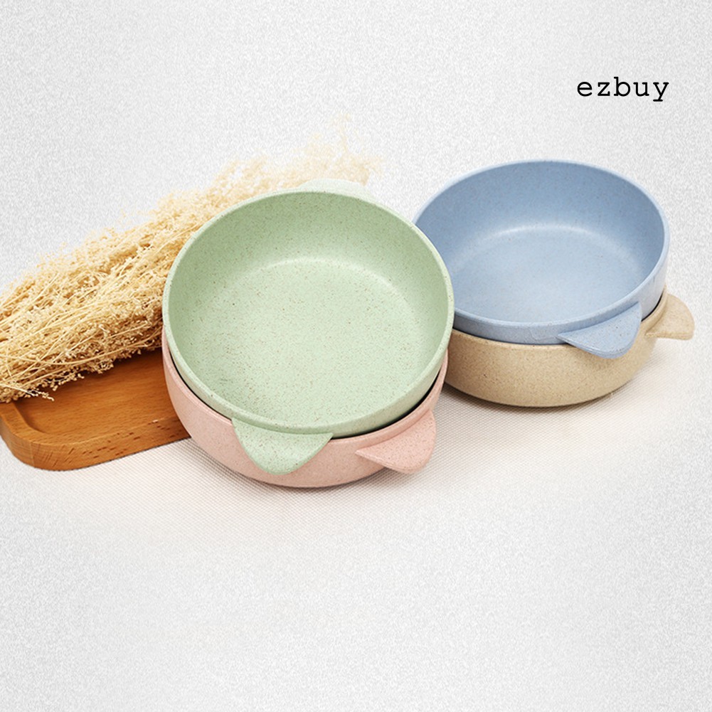 Set 2 Bát Tập Ăn Cho Bé Có Tay Cầm Kèm Muỗng