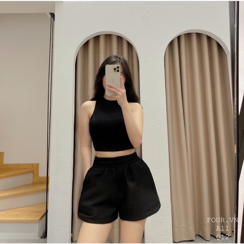 ÁO CROPTOP THỂ THAO BA LỖ BODY ÔM DÁNG TRẺ TRUNG NĂNG ĐỘNG