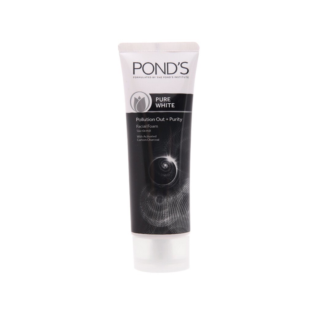 Sữa Rửa Mặt Pond's Pure White Ngọc Trai Đen Trắng Da 50g