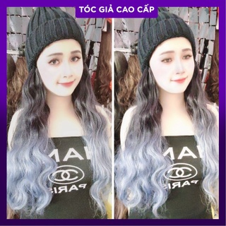 tóc giả mũ len omprer