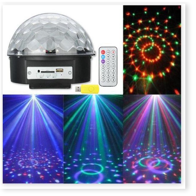 ✔️✔️✔️ Đèn LED sân khấu, bar, vũ trường chớp 7 màu, hiệu ứng nhấp nháy xoay theo nhạc có remote điều khiển