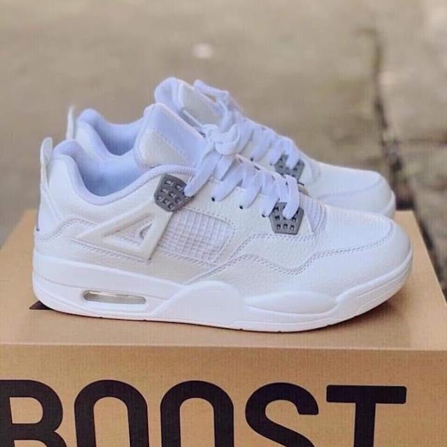 Giày air Jordan 4 trắng Full, Giày thể thao JD4 nam nữ siêu hot Fullboxbill+ tặng dây | BigBuy360 - bigbuy360.vn