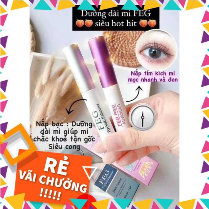 Combo Serum Dưỡng Mi Feg Toàn Diện , Siêu Hot Mi Dài, Dày Cong Vút Sau 14 Ngày