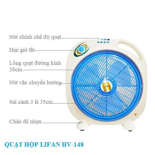 Quạt hộp thương hiệu Lifan HV-148