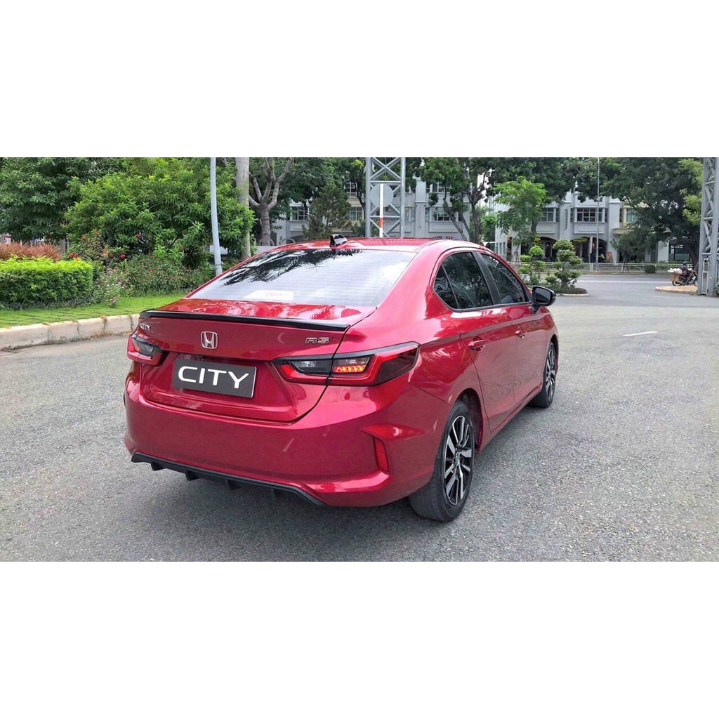 Đuôi Gió Liền Cốp Xe Honda City 2021 - 2022 - Hàng vân cacbon cao cấp