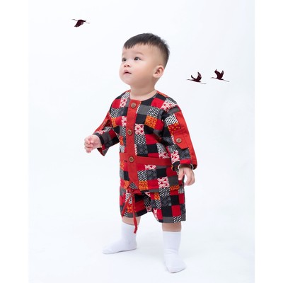 Áo khoác thổ cẩm bé trai 1532