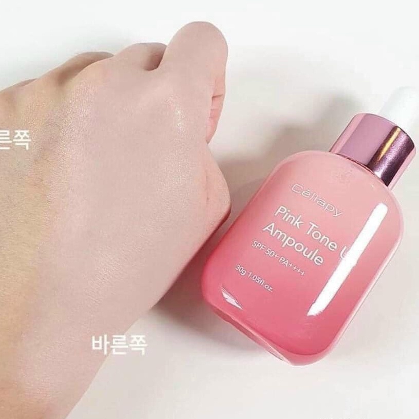 SERUM CHỐNG NẮNG VÀ DƯỠNG DA TRẮNG HỒNG NÂNG TONE CELLAPY 𝐏𝐈𝐍𝐊 𝐓𝐎𝐍𝐄 𝐔𝐏 𝐀𝐌𝐏𝐎𝐔𝐋𝐄