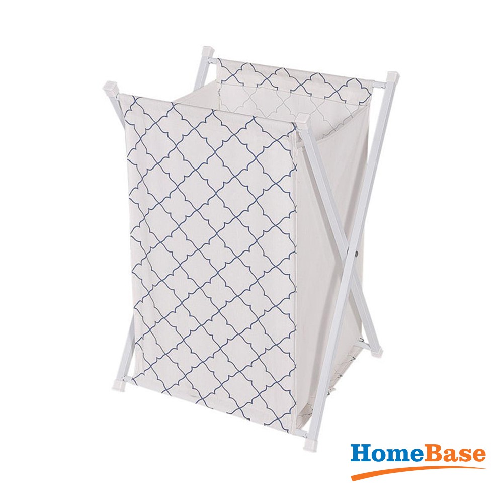 HomeBase PLIM Giỏ đựng quần áo, đựng đồ bằng vải Thái Lan W44.5xD40xH65 Cm