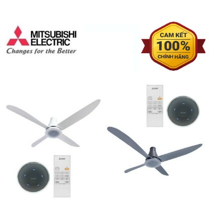 Quạt trần Mitsubishi 4 cánh C56-RA4  CY-GY (Xám đậm), C56-RA4 SF-GY (trắng) BẢO HÀNH TẠI NHÀ