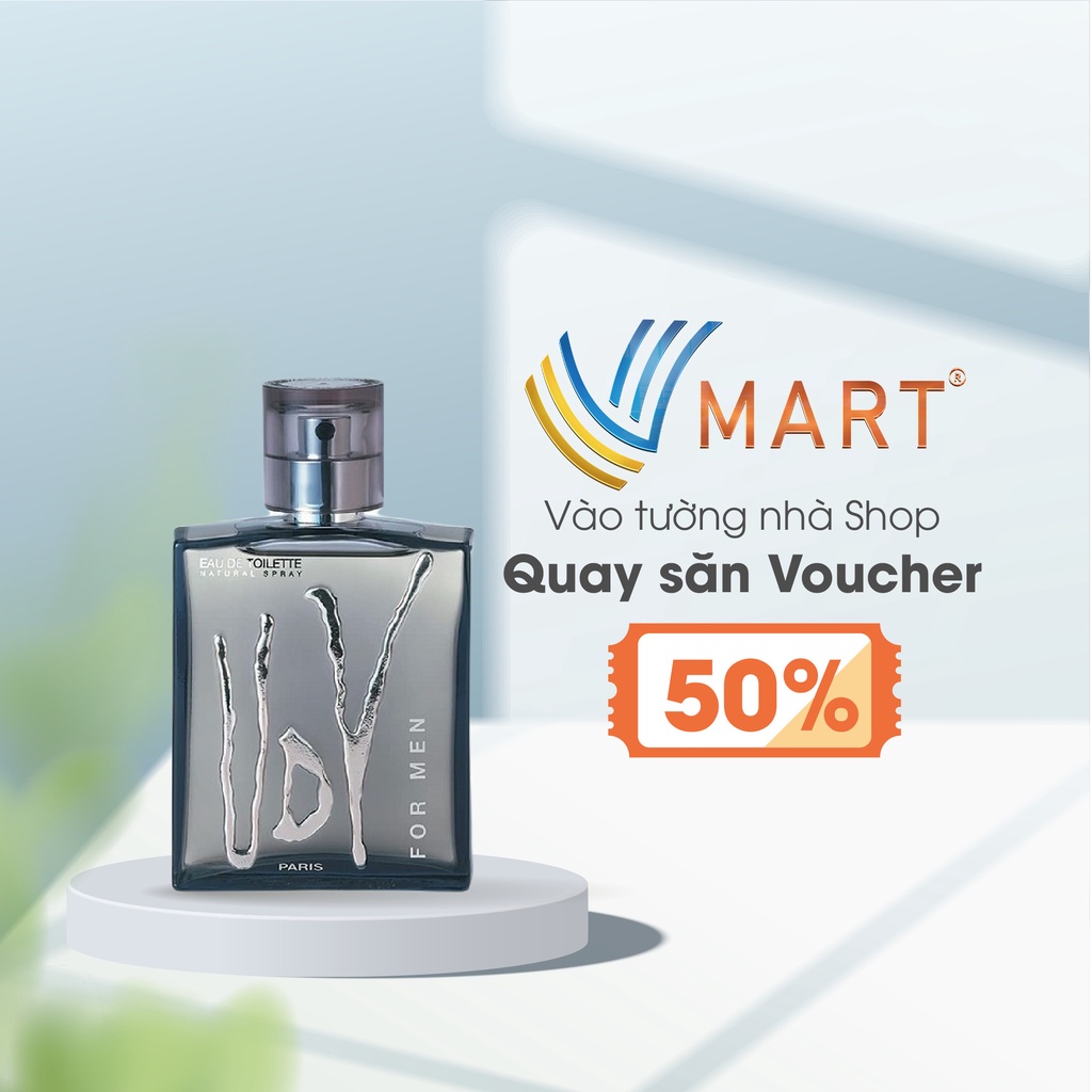 Nước hoa nam Ulric De Varens 60ml - Eau De Toilette Natural Spray For Men - Vmart phân phối