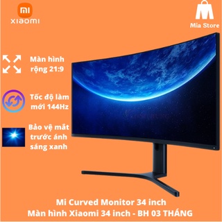 [Hỏa Tốc – HCM] Màn hình máy tính Xiaomi 34 inch Mi Curved Gaming Monitor – Mia Store