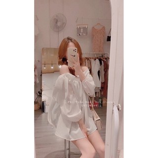 áo trễ vai ( ảnh shop tự chụp )