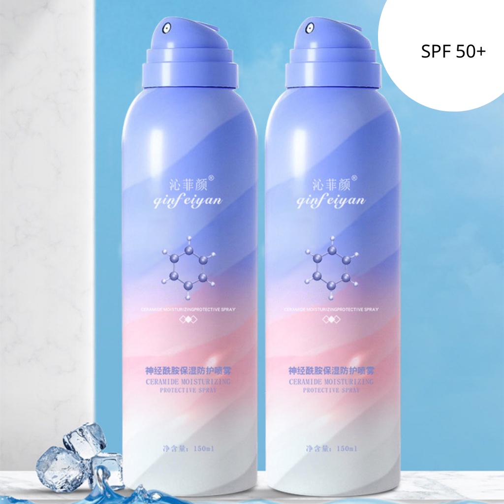 Xịt chống nắng NERVONIC 50SPF+ CHO DA DẦU không gây bí cho da