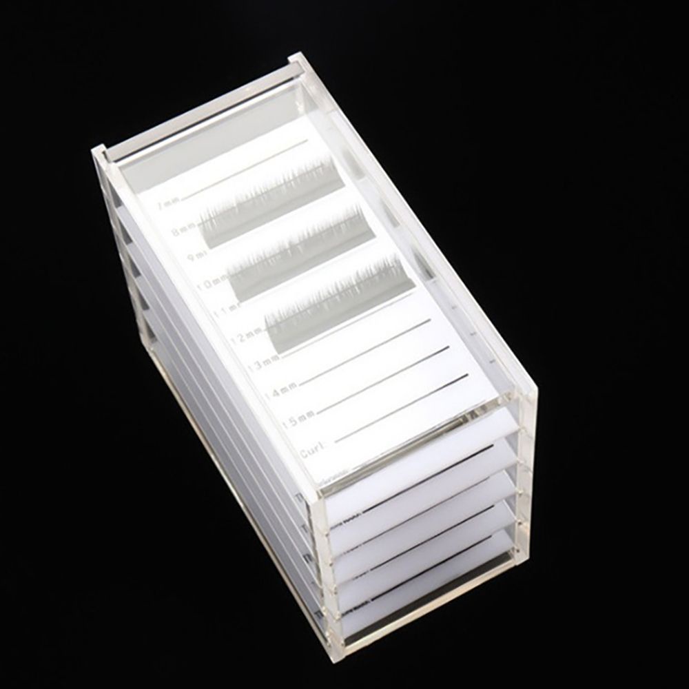 [Hàng mới về] Khay đựng mi giả 5 tầng trong suốt bằng acrylic có thể tái sử dụng