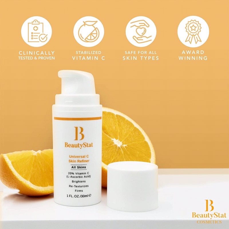 Tinh chất dưỡng vitamin C sáng da Beautystat UNIVERSAL C SKIN REFINER Vitamin C 20%