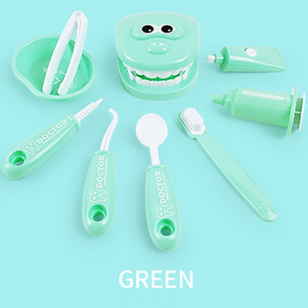 Đồ chơi tập làm nha sĩ ZHANQI TOYS bằng nhựa dành cho bé