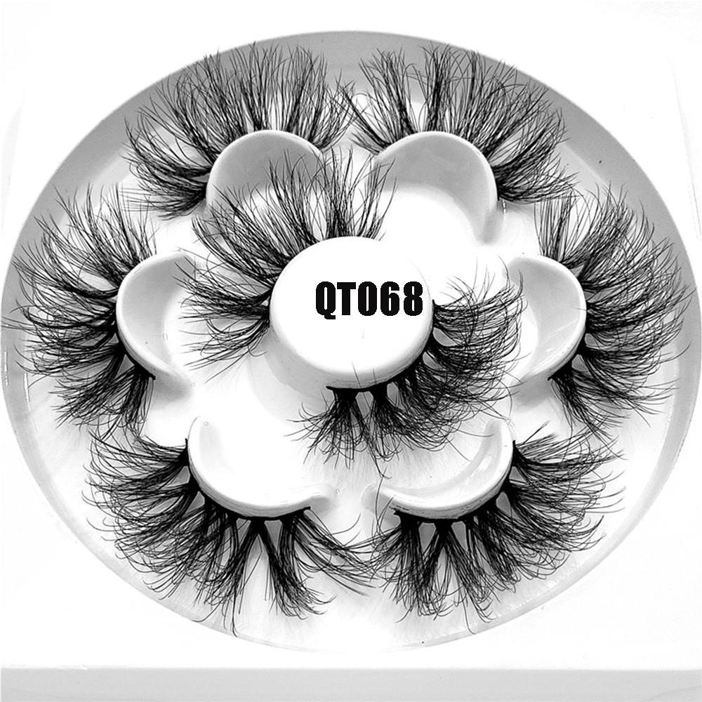 EUCA Set 4 Cặp Lông Mi Giả Dày Dài Handmade EUCA SKONHED