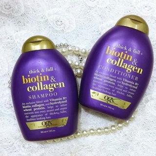 Cặp dầu gội xả Biotin Collagen 385ml