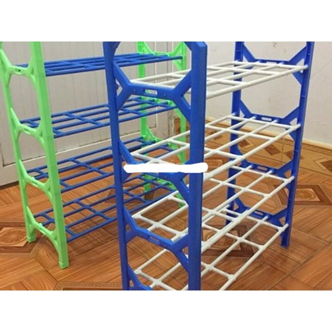 Kệ giầy nhựa 4 tầng và chiếu