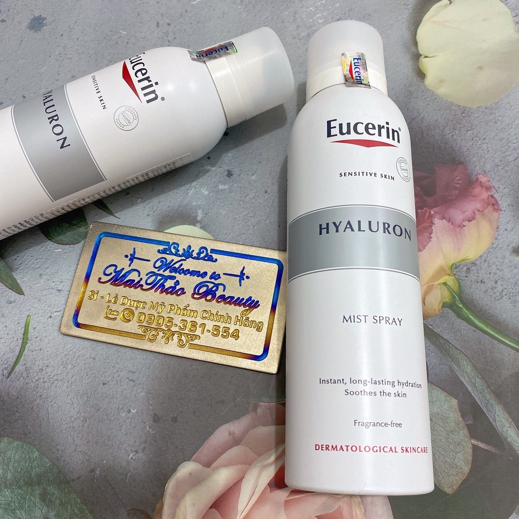 ✅[CHÍNH HÃNG] Xịt dưỡng ẩm cho da nhạy cảm Eucerin Hyaluron Mist Spray 150ml