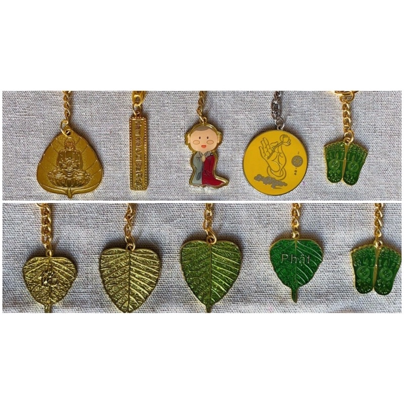 Móc Khóa Phật Giáo May Mắn Bình An.