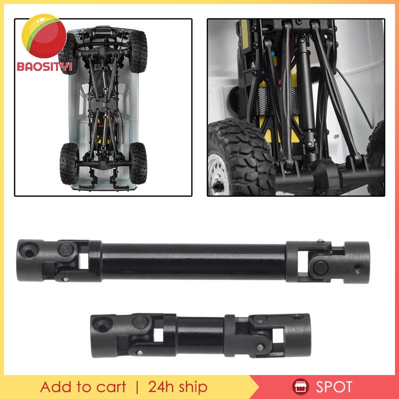 Bộ 2 Trục Truyền Động Trước / Sau Bằng Kim Loại Cho Mô Hình Xe Điều Khiển Từ Xa Axial SCX24 90081 1 / 24