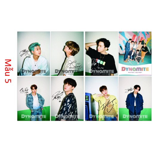 Sét card BTS A6 10x14cm sét gồm 8 tấm chỉ 8k/sét