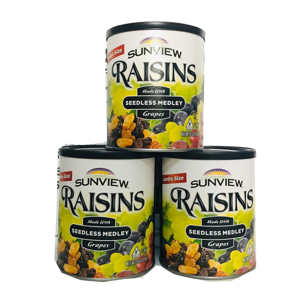 Nho khô Mỹ Sunview Raisins hộp 425gr loại thập cẩm dinh dưỡng, không chất bảo quản Golovinshop | BigBuy360 - bigbuy360.vn