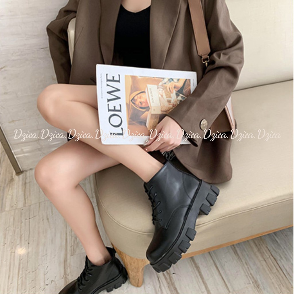 FREESHIP 0đ] BỐT ULZZANG CAO CỔ ĐỘN ĐẾ ĐINH CÁ TÍNH HOT HIT