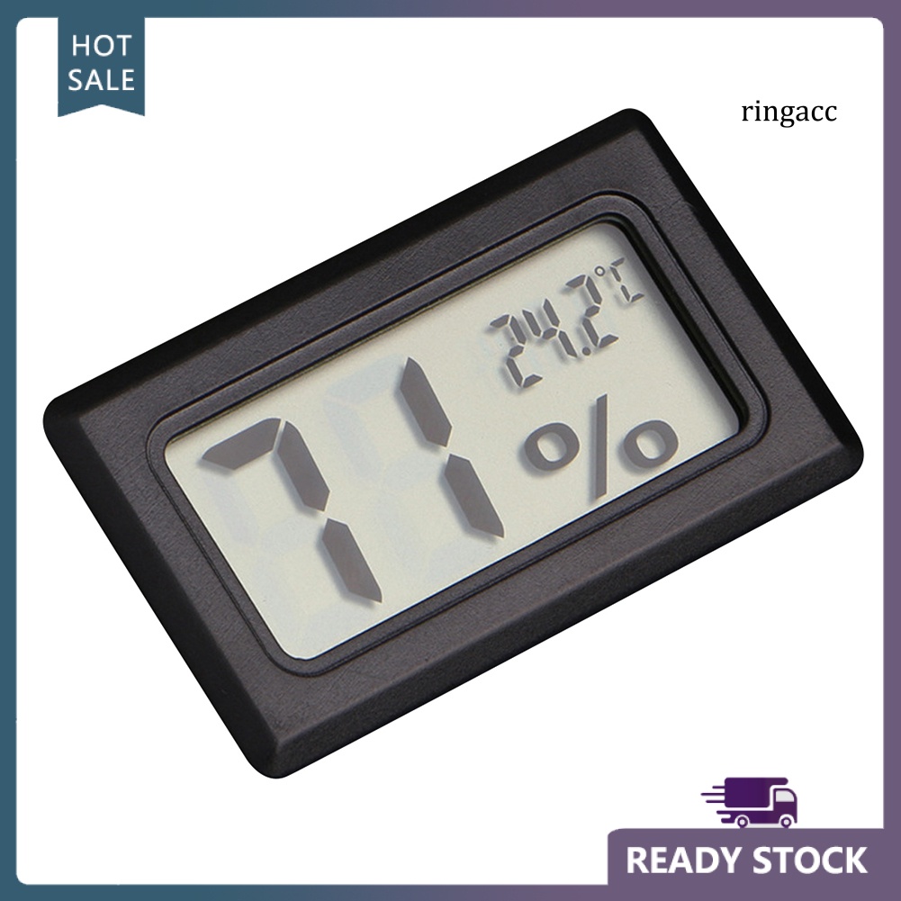 Máy đo nhiệt độ và độ ẩm không dây mini màn hình LCD