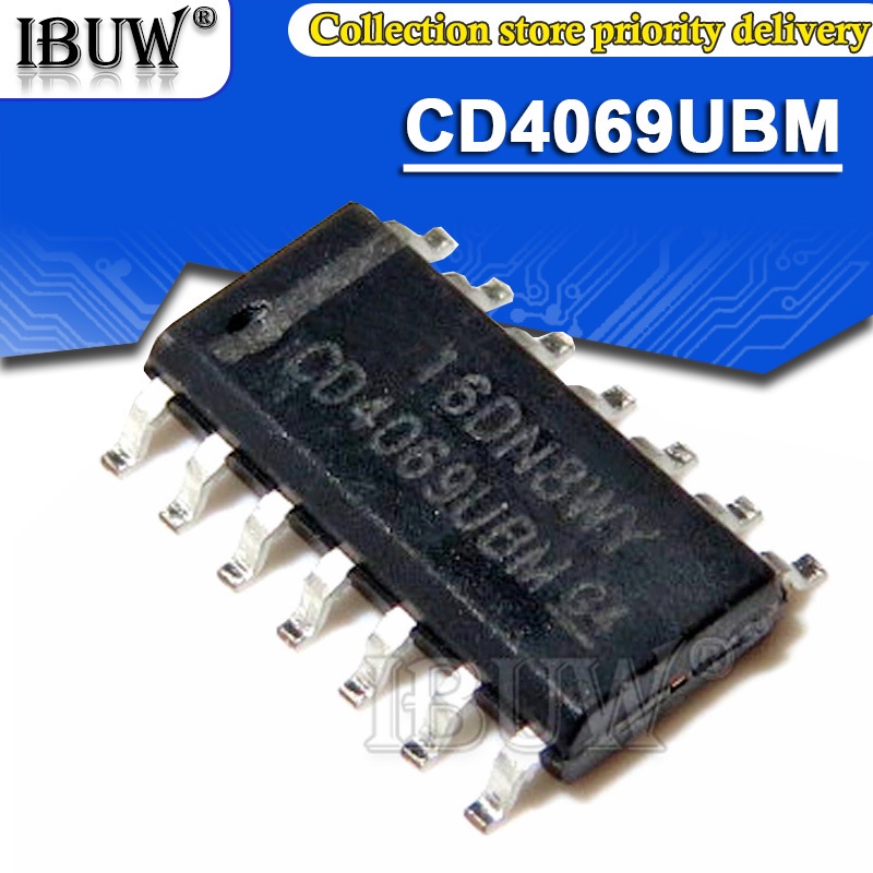 Bộ 10 Chip Logic CD4069UBM SOP14 CD4069 SOP-14 SOP