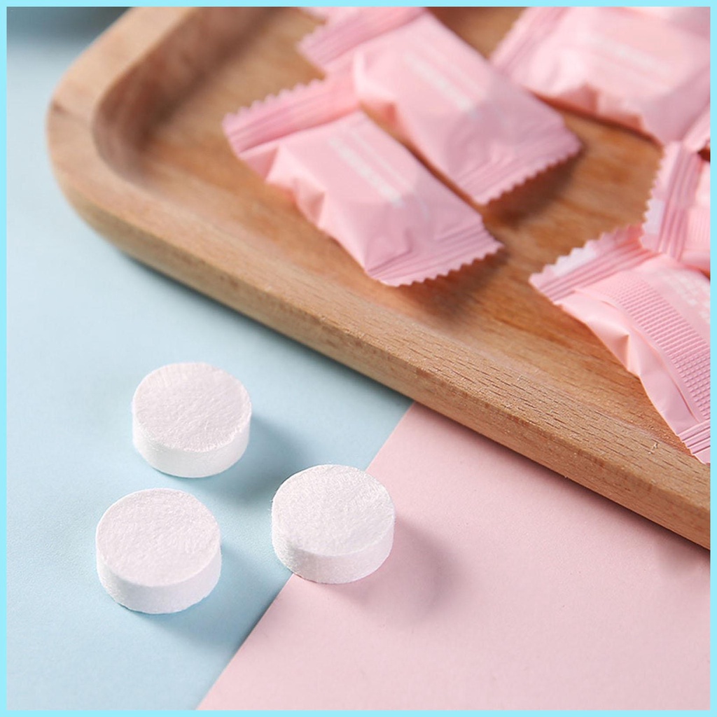 50/ 100 Khăn giấy dạng viên nén mềm mại không mùi sử dụng tiện lợi