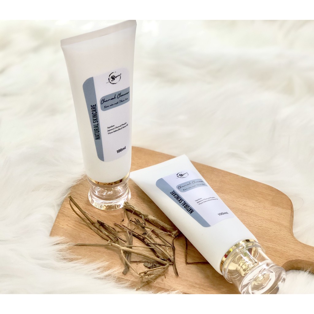 Kem rửa mặt Than hoạt tính làm sạch sâu, giảm sợi bã nhờn, giảm mụn đầu đen 50ml/150ml