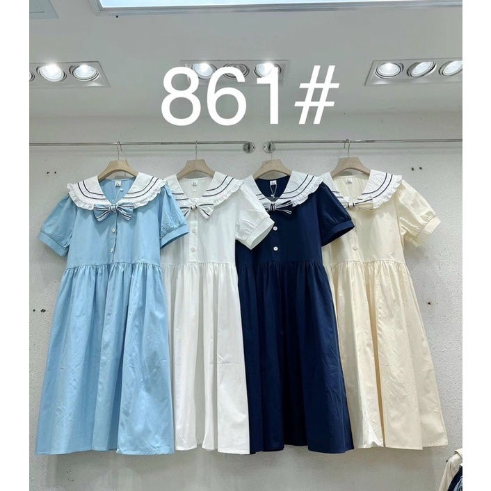 Váy babydoll thêu hoa