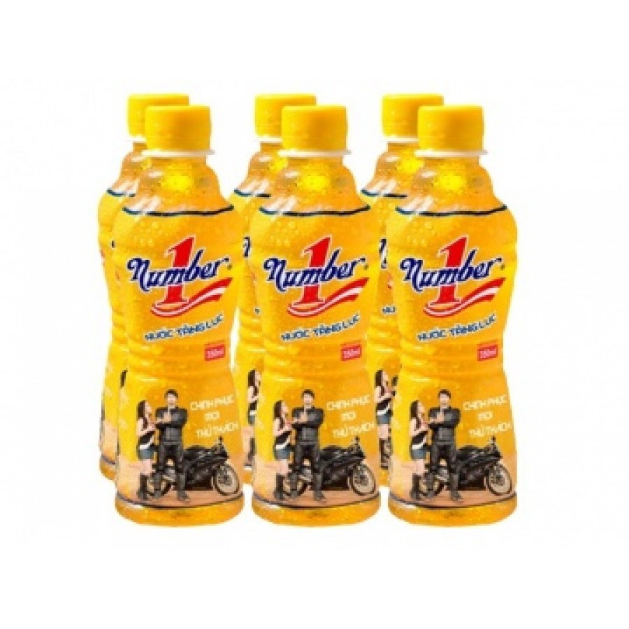 Thùng 24 chai nước tăng lực number one 330ml