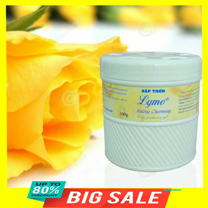 Sáp Thơm Lymo Hương Charming 100gr - Sáp Thơm Phòng Hàng Việt Nam
