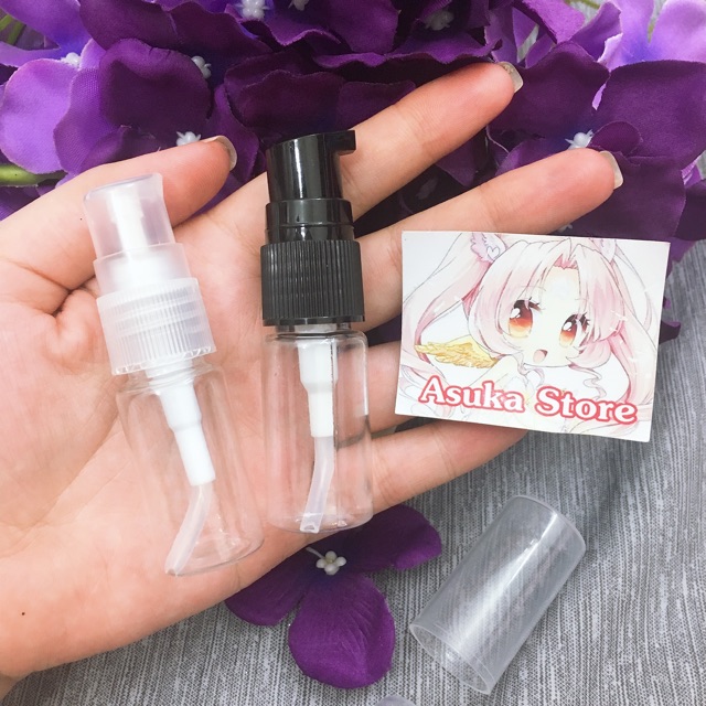 Chai Pet Phun Sương/ Xịt Giọt/ Nắp Bật _ (10ml / 20ml) _ Chai chiết mỹ phẩm du lịch