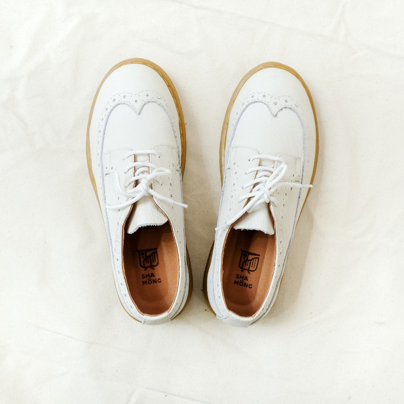 511 - Giày oxfords đục lỗ