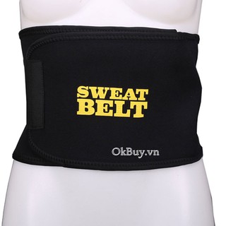 Đai nịt bụng giảm mỡ Sweat Belt (Đen)