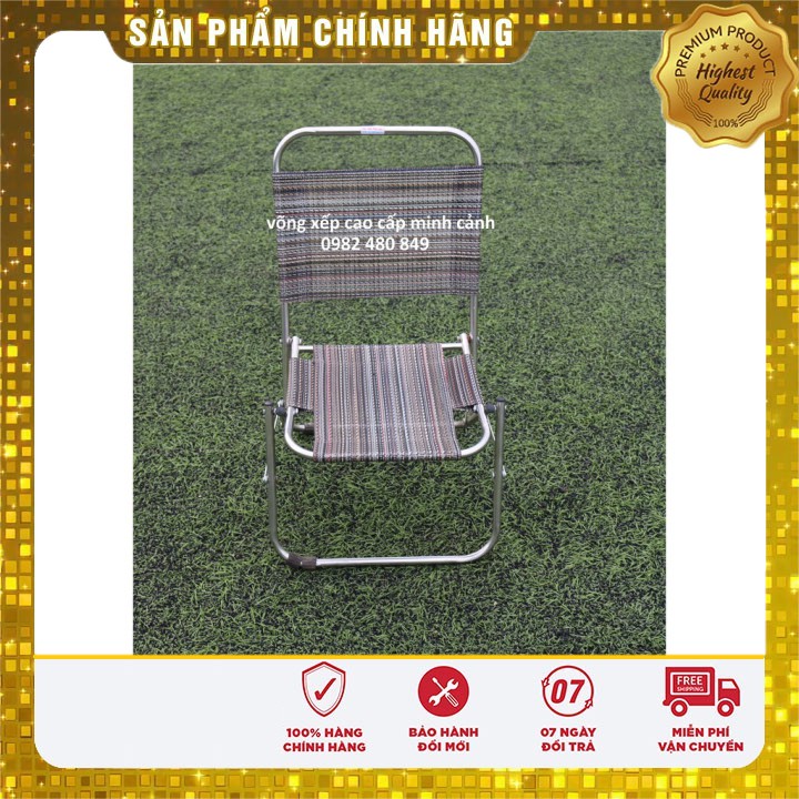 [ LOẠI 1] Ghế xếp inox nhỏ tiện lợi hàng cao cấp ( Giao Màu Ngẫu Nhiên)_Võng Xếp Thảo Điều