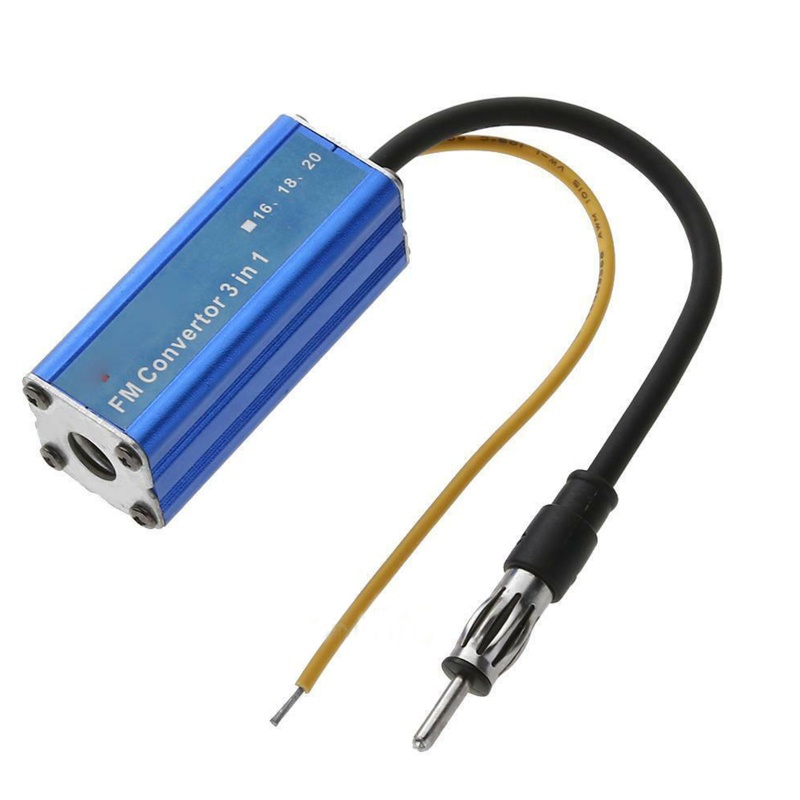 Bộ Thiết Bị Chuyển Đổi Tần Số Radio FM 3 Trong 1 12V Chuyên Dụng Cho Xe Hơi