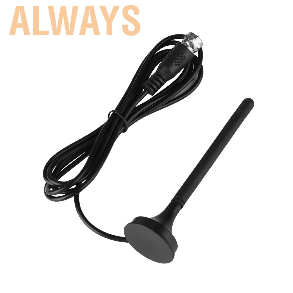 Ăng ten HDTV DVB-T kỹ thuật số UHF/VHF dải kép có bệ nam châm 10DB