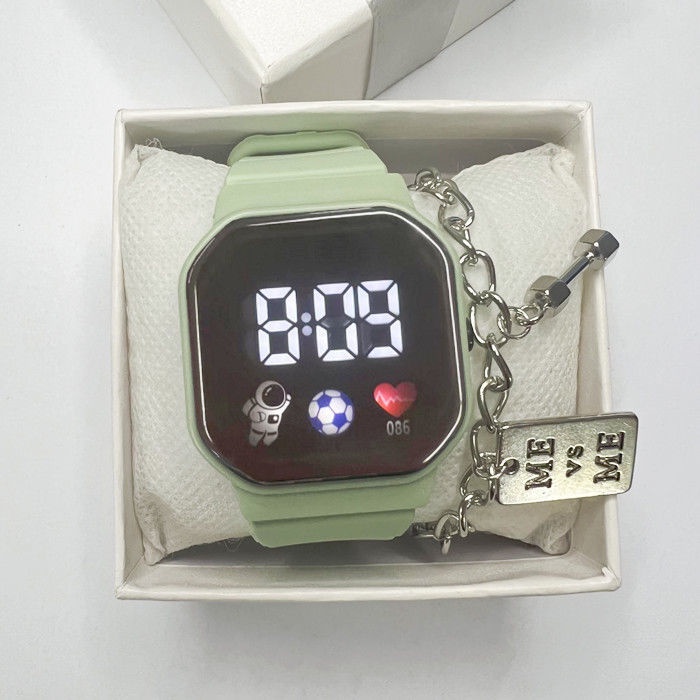 Đồng Hồ Điện Tử Chống Thấm Nước Có Đèn LED Công Nghệ Đơn Giản Thời Trang Cho Nam Và Nữ
