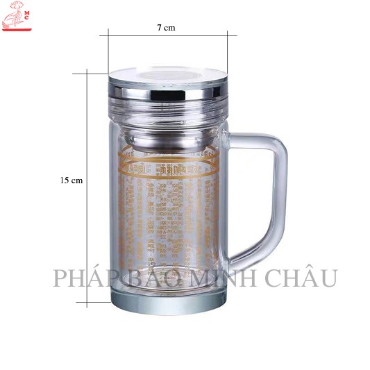 [PHÁP BẢO MINH CHÂU] CỐC GIỮ NHIỆT TÂM KINH PHA LÊ