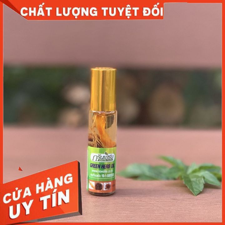 Dầu Nhân Sâm Ginseng Green Herb Oil 8ml