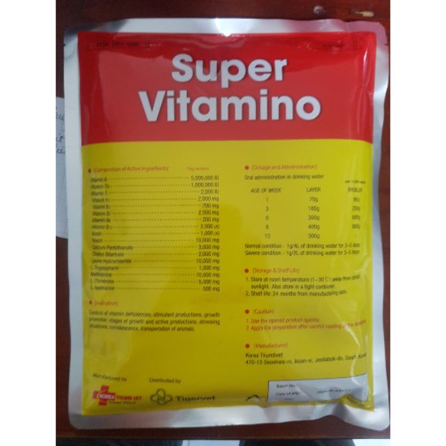 Vitamin tổng hợp cho gà đá chim cảnh hàn quốc 1kg Navi store