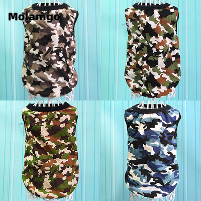 Áo Sơ Mi Sát Nách Họa Tiết Rằn Ri Cá Tính Cho Cún Cưng