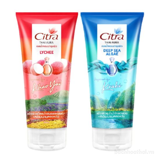 Dưỡng thể hương nước hoa Citra Thai Aura Perfume Body Gel Thai Lan