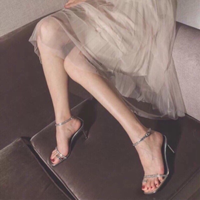 Giầy cao gót sandal zara quai mảnh
