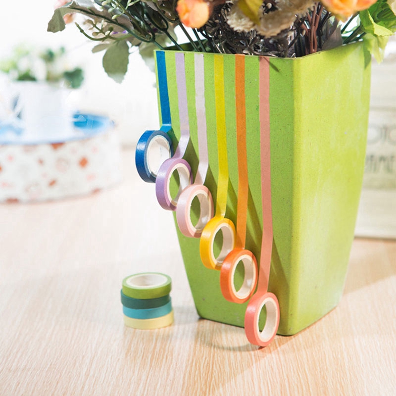 Set 10 Cuộn Băng Dính Xinh Xắn Dùng Trang Trí Tiệc Cưới / Sinh Nhật
